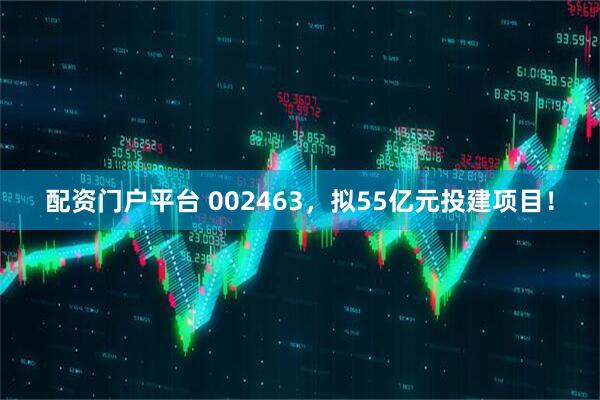 配资门户平台 002463，拟55亿元投建项目！